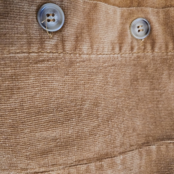 Cleo corduroy tan/ rust colour mini skirt size 12 - Picture 3 of 4